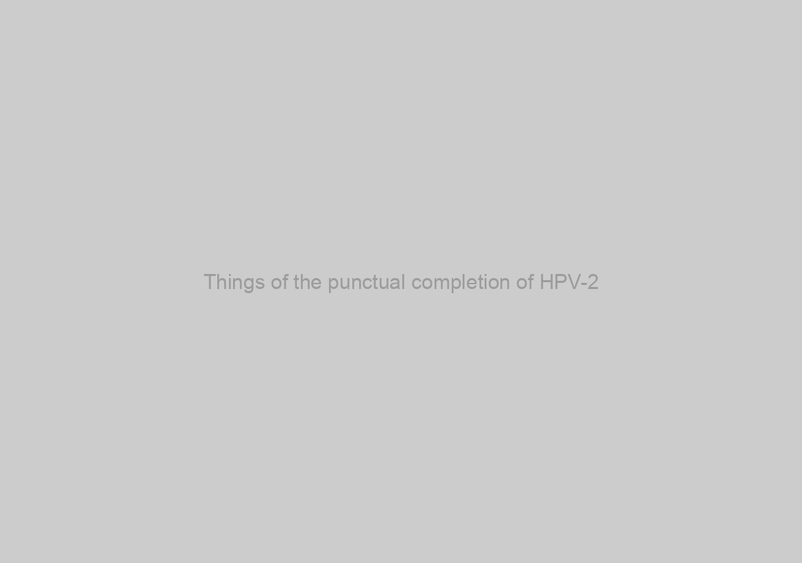 Things of the punctual completion of HPV-2